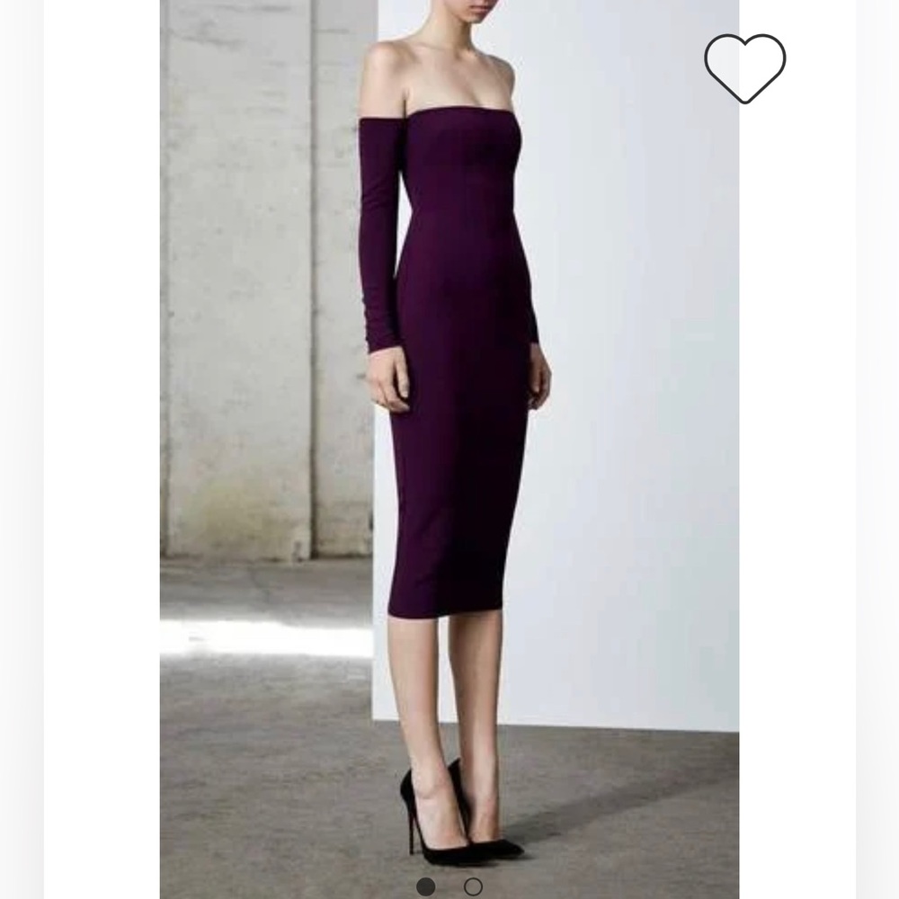 Off-The-Shoulder Midi Length